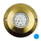 Светодиодный подводный фонарь AQUA, 60W, синий, DC10-30V, бронза